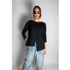 Asymetrický Top | Halenka s rozparkem Black