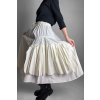 Sukně s Paper efektem Creme