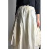 Sukně s Paper efektem Creme