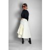 Sukně s Paper efektem Creme
