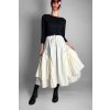 Sukně s Paper efektem Creme