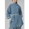Denim kabát s páskem