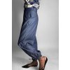 Kalhoty Barrel Cotton Dark Denim