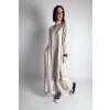 Maxi Asymetrická Tunika | Šaty Beige