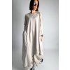 Maxi Asymetrická Tunika | Šaty Beige