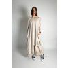 Maxi Asymetrická Tunika | Šaty Beige