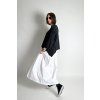 Maxi Kalhoty Grid Lines White