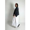 Maxi Kalhoty Grid Lines White