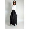Maxi Kalhoty Grid Lines Black