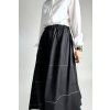 Maxi Kalhoty Grid Lines Black