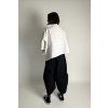 Mušelínové kimono Black line