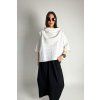 Mušelínové kimono Black line