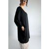Oversize Mikina | Šaty s výstřihem Black