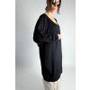 Oversize Mikina | Šaty s výstřihem Black