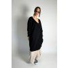Oversize Mikina | Šaty s výstřihem Black