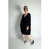 Oversize Mikina | Šaty s výstřihem Black