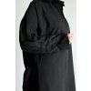 Košile s vázáním na zádech Black