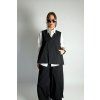 Asymetrická vesta Elegant Black