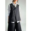 Asymetrická vesta Elegant Black