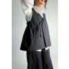 Asymetrická vesta Elegant Black