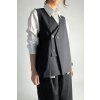 Asymetrická vesta Elegant Black