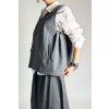 Asymetrická vesta Elegant Grey