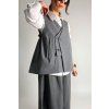 Asymetrická vesta Elegant Grey