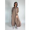 Dlouhá Košile | Šaty Next Steps Dark Beige