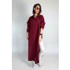 Dlouhá Košile | Šaty Next Steps Dark Bordo