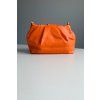 Kožená kabelka se zlatým řetězem Orange