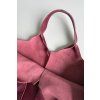 Kožená nákupní taška Burgundy Shopper