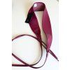 Kožený vázací pásek Thin End  Burgundy