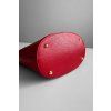 Kožená kabelka Bucket Bag Red & Gold