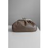Kožené psaníčko Kiss Lock Clutch Brown