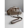 Kožené psaníčko Kiss Lock Clutch Brown