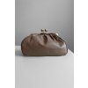 Kožené psaníčko Kiss Lock Clutch Brown