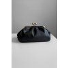 Kožené psaníčko Kiss Lock Clutch Black