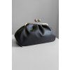 Kožené psaníčko Kiss Lock Clutch Black
