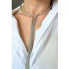 Stříbrný náhrdelník Long Chain Collar
