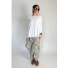 Oversize Top | Halenka se spadlými rameny White