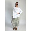 Oversize Top | Halenka se spadlými rameny White