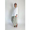 Oversize Top | Halenka se spadlými rameny White