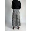 Mušelínové kostkované kalhoty Black | Grey | Cream