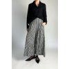Mušelínové kostkované kalhoty Black | Grey | Cream