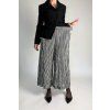 Mušelínové kostkované kalhoty Black | Grey | Cream