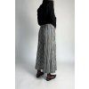 Mušelínové kostkované kalhoty Black | Grey | Cream