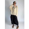 Viskózový Top | Halenka s netopýřími rukávy Beige