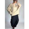 Viskózový Top | Halenka s netopýřími rukávy Beige