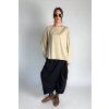 Viskózový Top | Halenka s netopýřími rukávy Beige