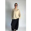 Viskózový Top | Halenka s netopýřími rukávy Beige
